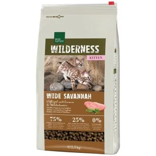 REAL NATURE Wilderness Wide Savannah Kitten Drób, jagnięcina i dzik 2,5 kg - Mokra karma dla kotów - miniaturka - grafika 1