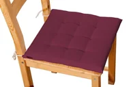 Meble modułowe i akcesoria - Dekoria Siedzisko Karol na krzesło Plum śliwkowy) 40 × 40 × 3,5 cm Cotton Panama 200-702-32 - miniaturka - grafika 1