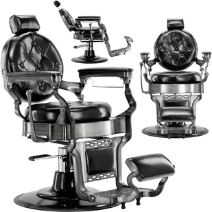 Fotel fryzjerski barberski hydrauliczny do salonu fryzjerskiego barber shop Carlton Barberking w 24H - Fotele fryzjerskie - miniaturka - grafika 1