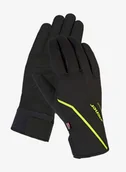 Rękawice narciarskie - Rękawiczki softshell Ziener Ultimo PR - black/lime - miniaturka - grafika 1