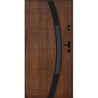 Drzwi zewnętrzne - Drzwi zewnętrzne NYKS Orzech 90 lewe - miniaturka - grafika 1