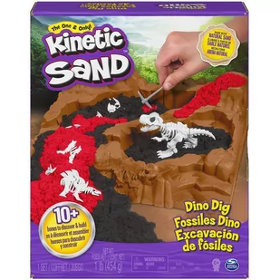 Kinetic Sand Zestaw Dino Dig Wykopalisko Dinozaurów 20122457 6055874 - Masy plastyczne - miniaturka - grafika 2