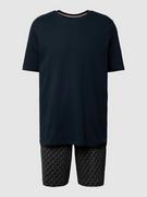 Piżamy męskie - Piżama z okrągłym dekoltem model ‘Fine’ - miniaturka - grafika 1