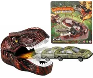 Klocki - Wyrzutnia Pistoler Paszcza Dinozaur  + Auto 2W1 - miniaturka - grafika 1