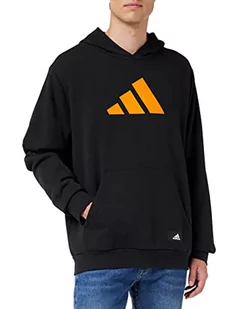 adidas Bluza męska M FI 3BAR OH, czarna, XS - Bluzy męskie - miniaturka - grafika 1