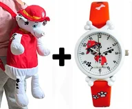 Plecaki szkolne i tornistry - Plecak dla przedszkolaka malucha dziecka PSI PATROL dziecięcy + ZEGAREK - miniaturka - grafika 1