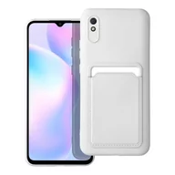 Etui i futerały do telefonów - OEM Futerał Card Case Do Xiaomi Redmi 9a / 9at Biały - miniaturka - grafika 1