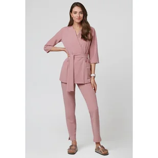 Fartuszek Medyczny Sophia Rękawy 3/4 Blossom Pink Rozmiar: 36 - Odzież medyczna - miniaturka - grafika 3