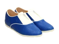 Półbuty damskie - Niebieskie półbuty damskie, buty Vices A927-11 - miniaturka - grafika 1