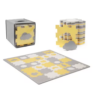 Kinderkaft Mata Piankowa Puzzle Luno Shapes Yellow - Maty piankowe - miniaturka - grafika 1