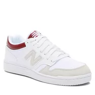 Półbuty męskie - Sneakersy New Balance BB480LKB Biały - miniaturka - grafika 1