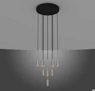 Lampy sufitowe - Żyrandol klasyczny Exhaust Szary (do wyboru na zamówienie) - miniaturka - grafika 1