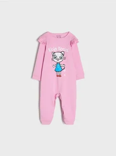 Sinsay - Pajacyk Kicia Kocia - niebieski - Pajacyki dla niemowląt - miniaturka - grafika 1