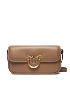 Torebki damskie - PINKO Torebka Love Box Baguette Al 25-26 PLTT 105083 A26L Brązowy - miniaturka - grafika 1