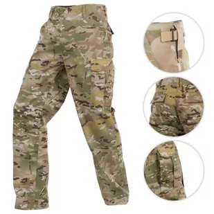 Brandit Spodnie Bojówki BDU US Ranger Multicam - S - Odzież robocza - miniaturka - grafika 1