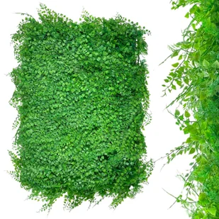 ZIELONA ŚCIANA - PANEL ROŚLINNY ŻYWOTNIK I FILODENDRON JEDNOBARWNY OGRODY WERTYKALNE ZIELONE ŚCIANY - Sztuczne kwiaty - miniaturka - grafika 1