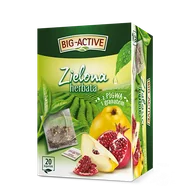 Herbata - Bio-Active Big-Active Zielona herbata z pigwą i granatem 34 g (20 torebek) - miniaturka - grafika 1