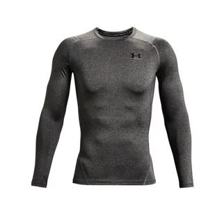 Koszulka męska Under Armour HeatGear Comp LS Grey XL - Koszulki męskie - miniaturka - grafika 1