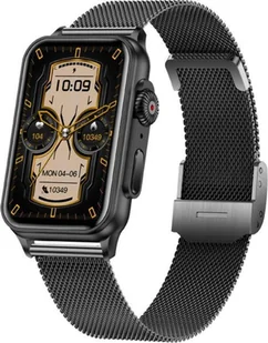 Rubicon RNCF06 Czarny Stalowy - Smartwatch - miniaturka - grafika 1