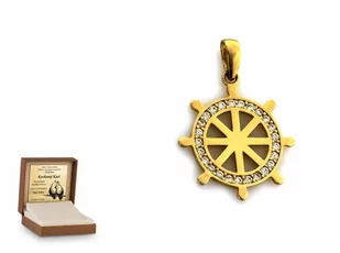 Ciesielscy Złota zawieszka 585 symbol prezent grawer CS-ZA_6453_-0-585 - Zawieszki - miniaturka - grafika 1