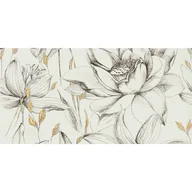 Płytki ceramiczne - Dekor Velro 2 Bianco Flowers 2Z4 59.8 x 119.8  Arte - miniaturka - grafika 1