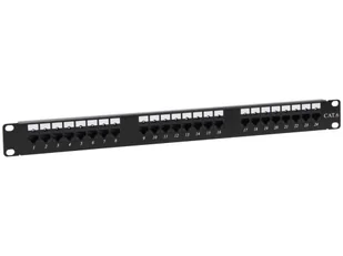 A-LAN ALANTEC Patch panel NAVI LED UTP 24 kat.6 - Panele krosownicze - miniaturka - grafika 1
