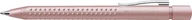 Długopisy - Faber-Castell 144162 - długopis Grip pale rose, z wymiennym wkładem XB, odporny na dokumenty, 1 sztuka - miniaturka - grafika 1