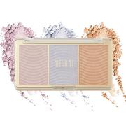 Rozświetlacze do twarzy i ciała - Milani Holographic Beams Stellar Lights Highlighter Palatte Rozświetlacz 12g - miniaturka - grafika 1