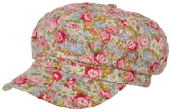 Czapki dla dzieci - Czapka Newsboy Little Flowers by Lipodo, zielony, M (57-58 cm) - miniaturka - grafika 1