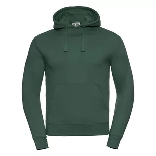Męska bluza Authentic z kapturem Russell Butelkowy Zielony 38 M - Bluzy męskie - miniaturka - grafika 1