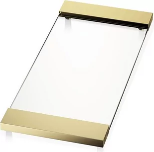 Taca łazienkowa Corner 17 x 37 cm złota - Biżuteria - akcesoria - miniaturka - grafika 1