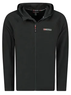 Geographical Norway Kurtka polarowa "Tugood" w kolorze czarnym - Odzież trekkingowa męska - miniaturka - grafika 1