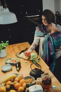 Little Frog Chusta kółkowa Little Frog - Flames of Love 1.8 m. - Chusty do noszenia dzieci - miniaturka - grafika 1