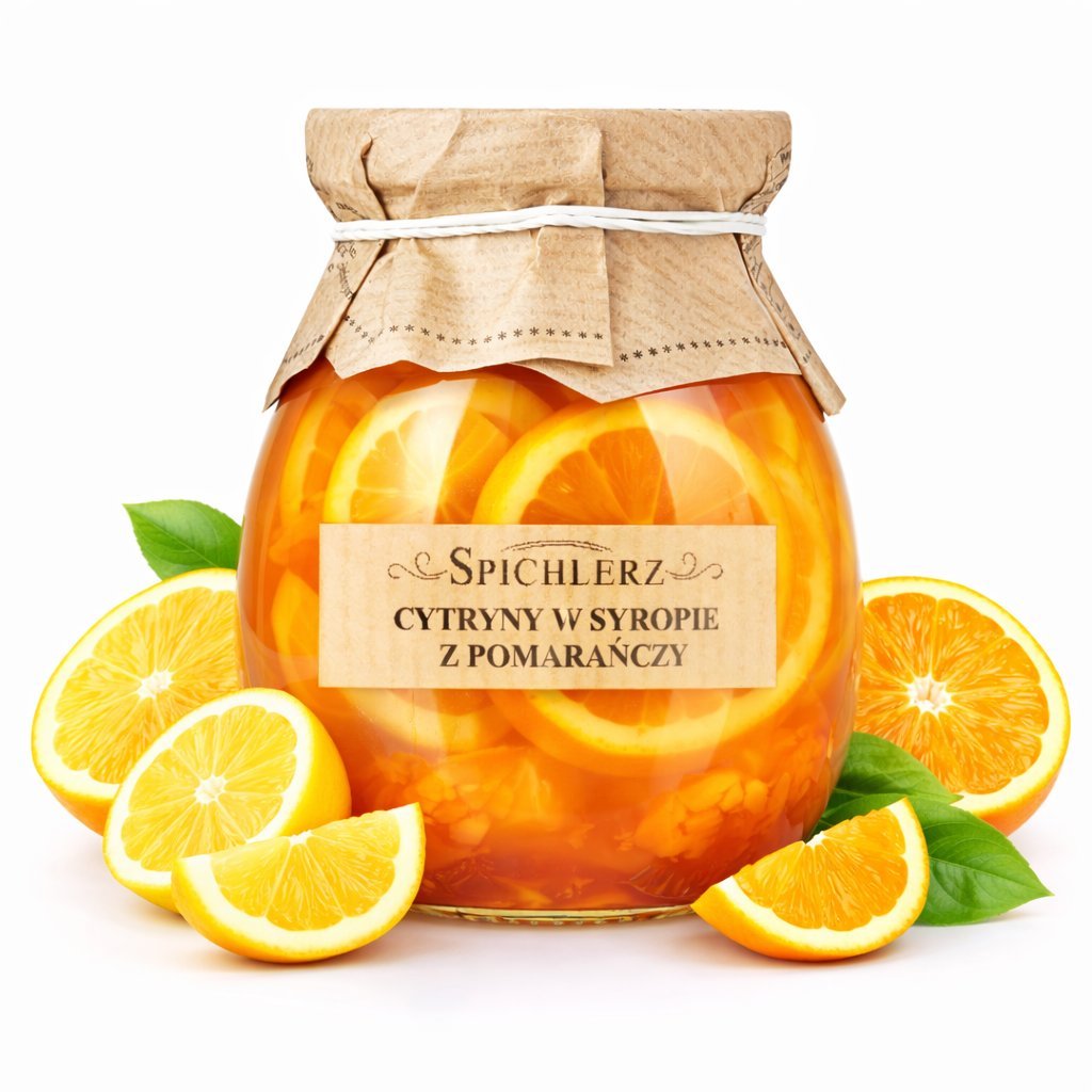 Cytryna w syropie z pomarańczy 260g