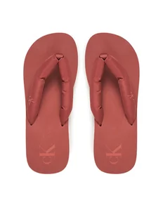 Calvin Klein Jeans Japonki Beach Sandal Flatform Ttxr Satin YW0YW01723 Brązowy - Klapki i japonki damskie - miniaturka - grafika 1