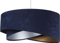 Lampy sufitowe - Lampa wisząca Lumes Granatowa welurowa lampa wisząca glamour - EXX03-Hersa - miniaturka - grafika 1