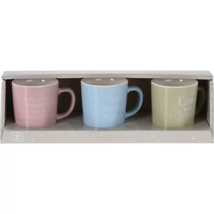 EH 3-częściowy zestaw kubków porcelanowych Tea time, 100 ml - Kubki - miniaturka - grafika 1
