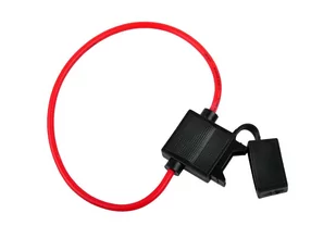 LP Gniazdo bezpiecznika nożowego (20mm) z przewodem 1,5mm. AP_140617 - Akcesoria do układu elektrycznego - miniaturka - grafika 1