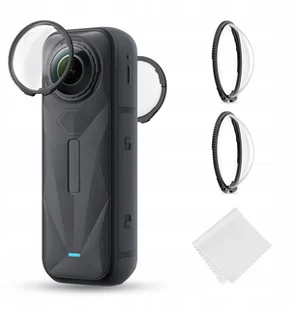 2x Szkło Ochronne Osłona Na Obiektyw Do Insta360 X5 Szkło Hartowane H9 K&f / Kf31.185 - Akcesoria do kamer sportowych - miniaturka - grafika 1