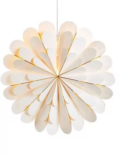 Markslojd Gwiazda Marigold jako lampa wisząca, biała, 45cm - Oświetlenie świąteczne - miniaturka - grafika 1