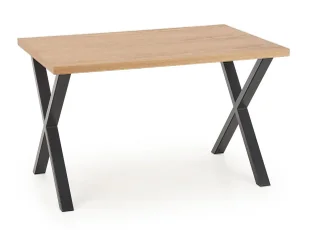 Industrialny stół salonowy Karix 3X 140 - dąb - Stoły - miniaturka - grafika 1