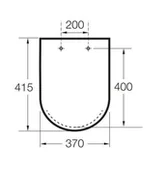 Deski sedesowe - Roca Inspira Round Compacto Deska wolnoopadająca cafe A80152C66B - miniaturka - grafika 1