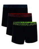 Majtki męskie - Bokserki męskie Under Armour Perf Cotton 3in 3Pack Black L - miniaturka - grafika 1
