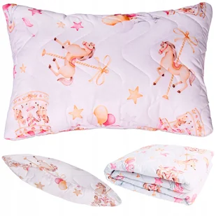 KOMPLET 140x200+70x80 KOŁDRA+PODUSZKA NA LATO DLA DZIECKA PIKOWANY-POLSKI - Kołdry i poduszki dla dzieci KOMPLET 140x200+70x80 KOŁDRA+PODUSZKA NA LATO DLA DZIECKA PIKOWANY-POLSKI - Kołdry i poduszki dla dzieci - miniaturka - grafika 1