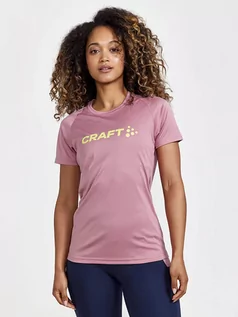 Koszulki sportowe damskie - Craft Koszulka sportowa w kolorze jasnoróżowym - grafika 1