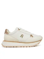 Buty dla dziewczynek - Tommy Hilfiger Sneakersy Low Cut Lace-Up Sneaker T3A9-33759-1355 M Biały - miniaturka - grafika 1
