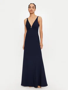 Rinascimento Sukienka wieczorowa CFC0119827003 Granatowy Regular Fit - Sukienki - miniaturka - grafika 1