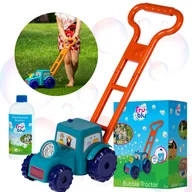 Bańki mydlane - Zestaw do robienia baniek mydlanych, bańkowy traktor + płyn 400 ml - miniaturka - grafika 1