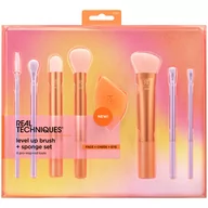 Pozostałe akcesoria do makijażu - Real Techniques, Level Up Brush & Sponge Kit, Zestaw akcesoriów do makijażu 9 szt. - miniaturka - grafika 1