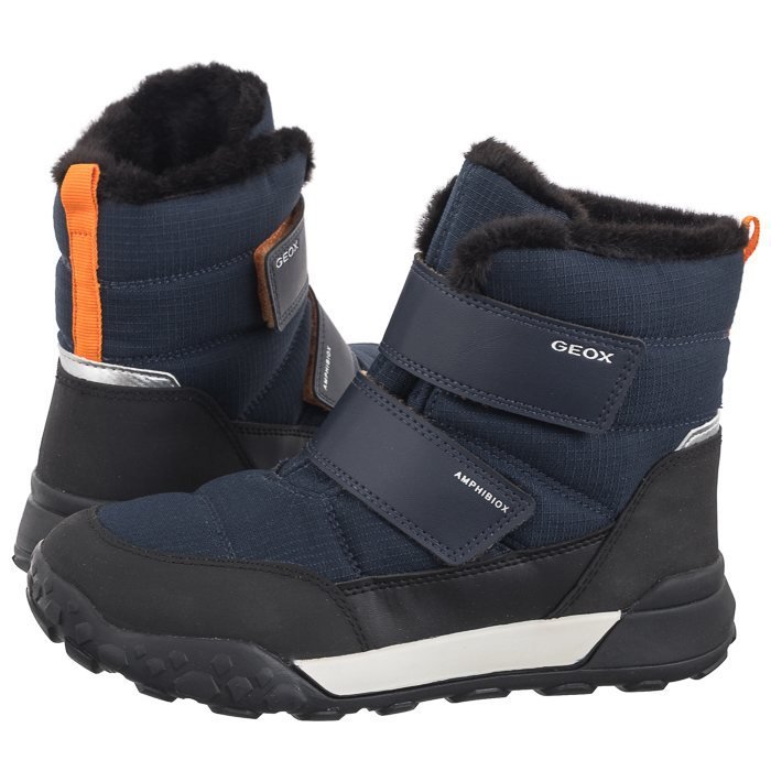 Śniegowce chłopięce ocieplane Geox J Trekkyup Boy J46MBF 0FU50 C0045 ROZ 33